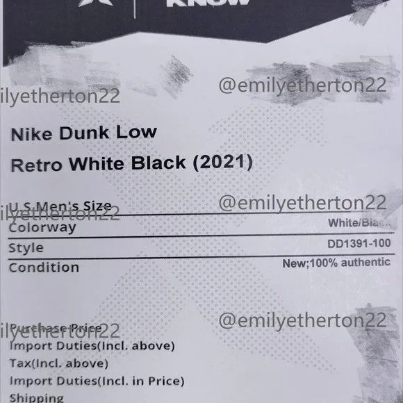 Nike Dunk Low Retro White Black (2021)